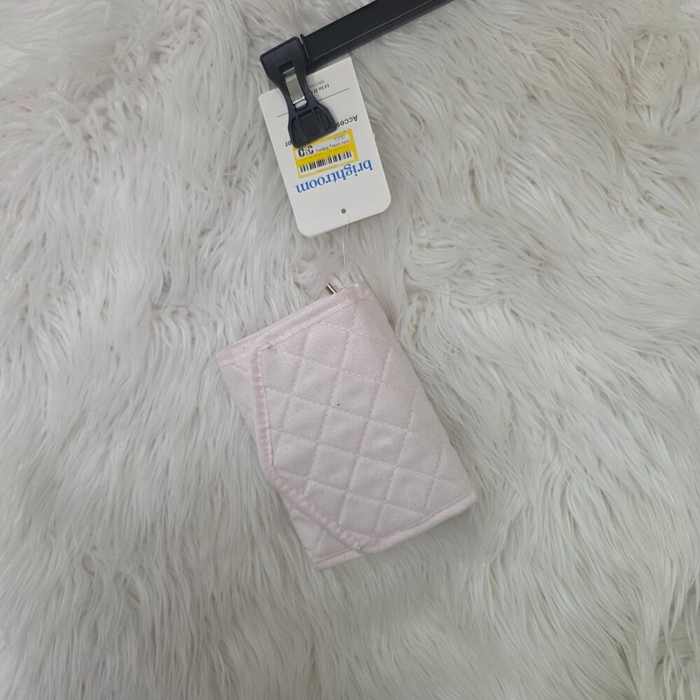 Brightroom Foldable Travel Accessory Organizer Pink 14inX6.5in